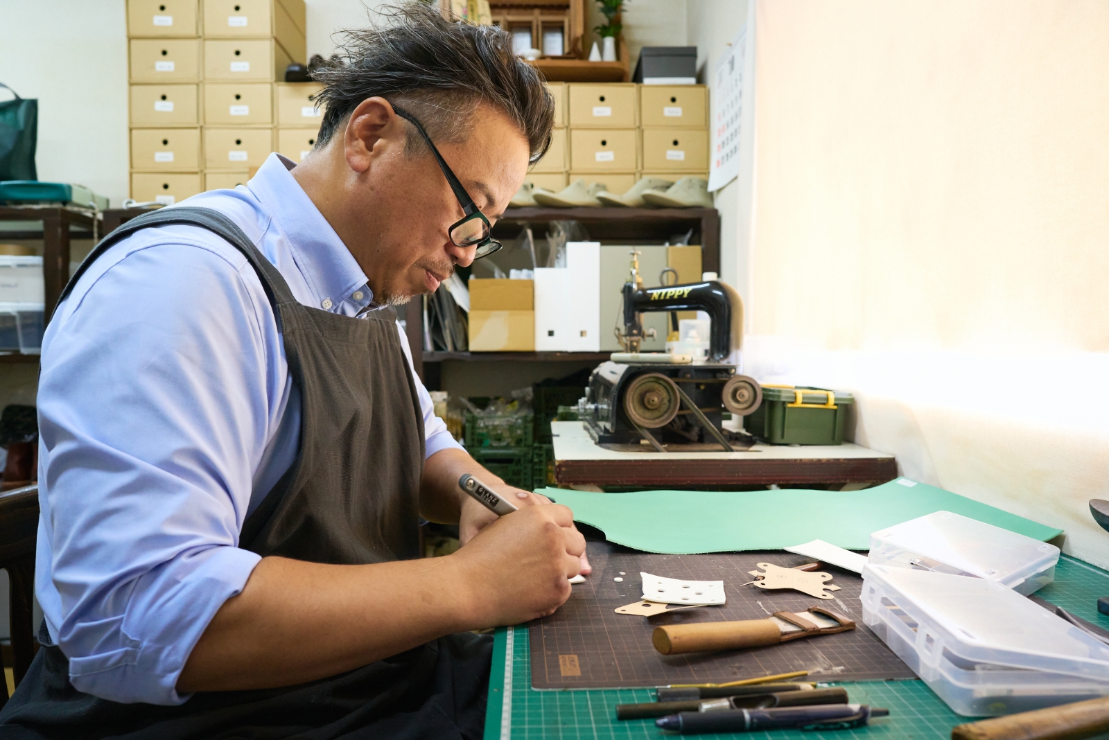 井藤 憲一郎さんの作品 制作の様子