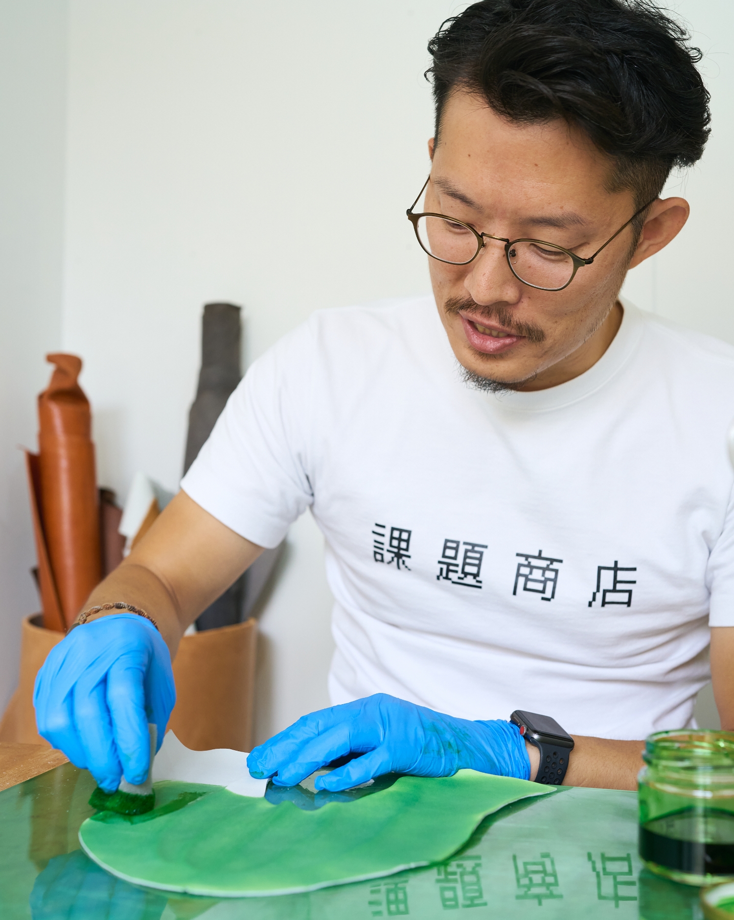 木下 実さんの作品 制作の様子