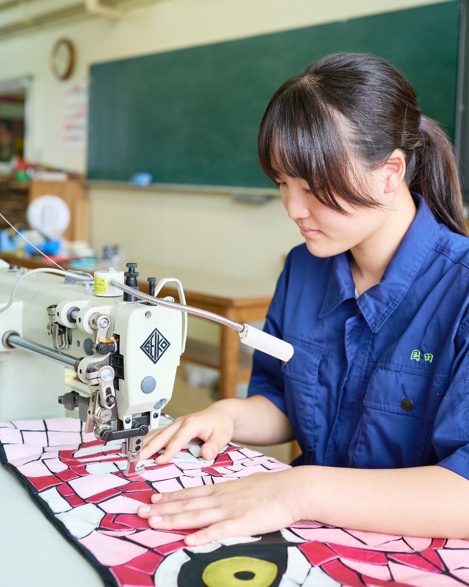 国田 來愛さんの作品  制作の様子