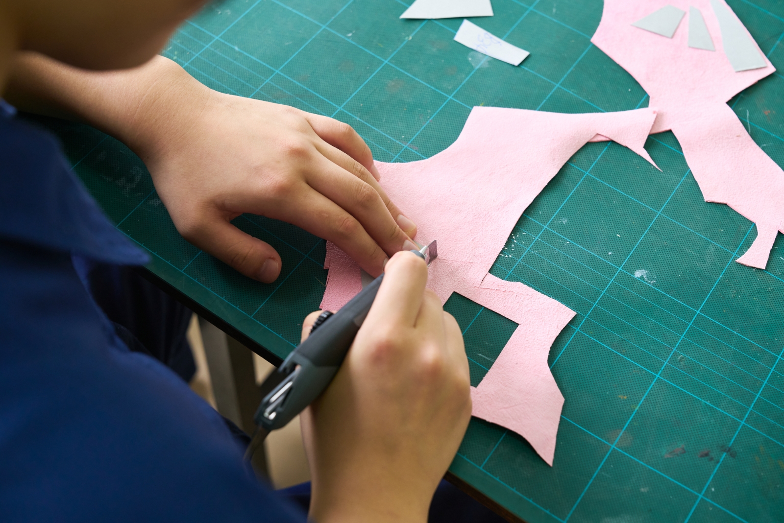 国田 來愛さんの作品 制作の様子