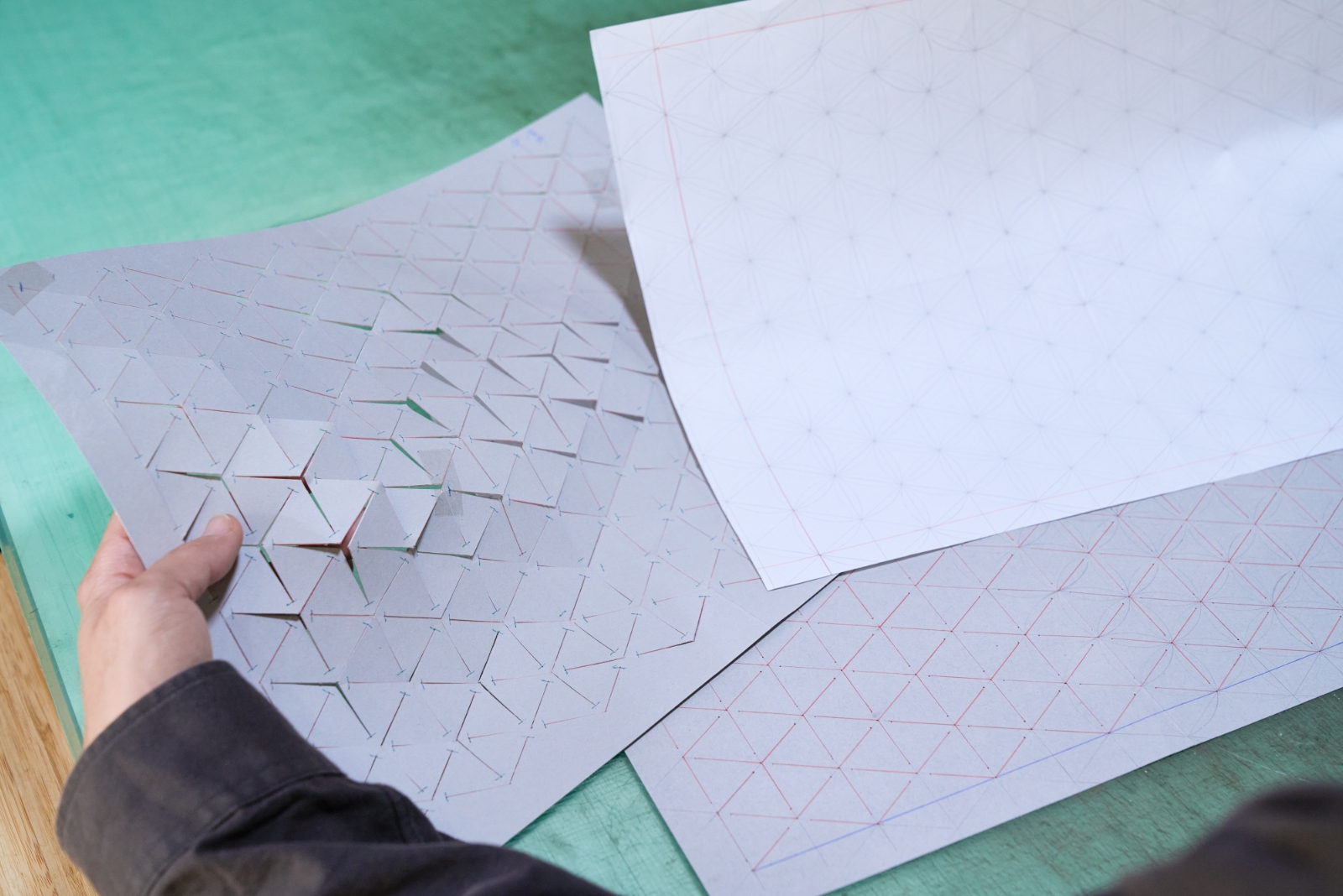 椎名 賢さんの作品 制作の様子